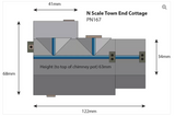 PN167 - Metcalfe Models - Town End Cottage - N Scale
