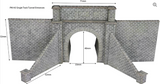 PN143 - Metcalfe Models - Single Track Stone Tunnel Entrances - N Scale