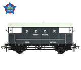 38-915 SE&CR 25T 'Dance Hall' Brake Van SE&CR Grey