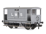38-552B Midland Rly 20T Brake Van, Duckets LMS Grey