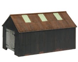 44-0163 Scenecraft Narrow Gauge Corrugated Engine Shed