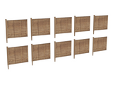 42-0505 - Bachmann - 6' Garden Fencing (x10)