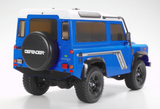 Tamiya 58700-60A - Land Rover Defender 90 - Painted blue CC-02