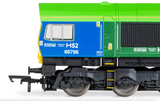 Hornby R30151 GBRf, HS2 Class 66, Co-Co, 66796 'The Green Progressor' - Era 11