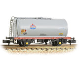 373-787 Graham Farish BR 45T TTA Tank Wagon 'Amoco' Grey - N Scale