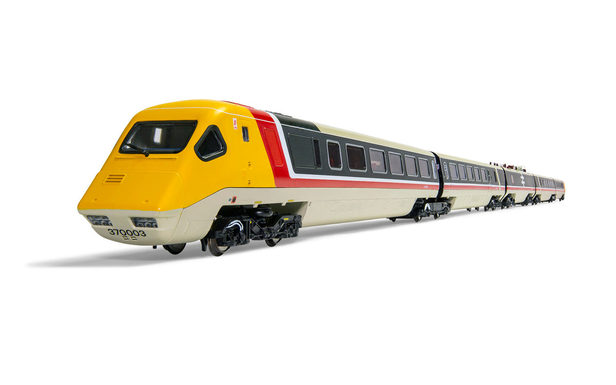 Hornby - BR, Class 370 Advanced Passenger Train, Sets 370001 And 370002 7 Car Train Pack Era 7 Hornby - BR, Class 370 Advanced Passenger Train, Sets 370001 And 370002 7 Car Train Pack Era 7