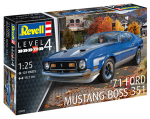 07699 Revell 1.25 Scale 1971 Mustang Boss 351
