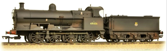 31-481 Bachmann OO Gauge Class G2A 49106 BR Black Early Crest Weathered