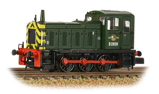 371-061A Graham Farish - Class 03 Diesel Shunter D2028 in BR green