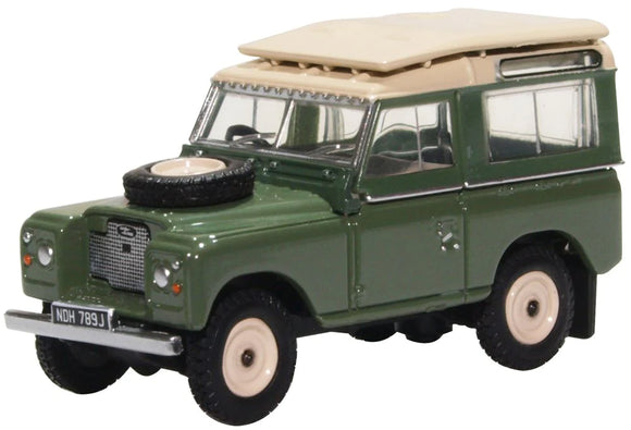 Oxford Diecast 76LR2AS003 Land Rover Series IIA Station Wagon Pastel Green
