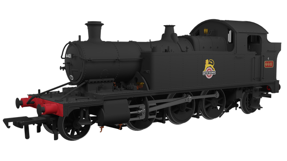 951008 GWR 44xx No.4401 BR Early Crest Plain Black - DCC Ready
