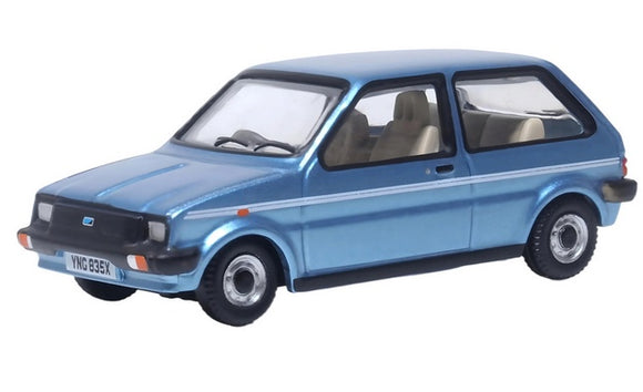 OD76MET002 - Oxford Diecast Austin Mini Metro Denim Blue Metallic