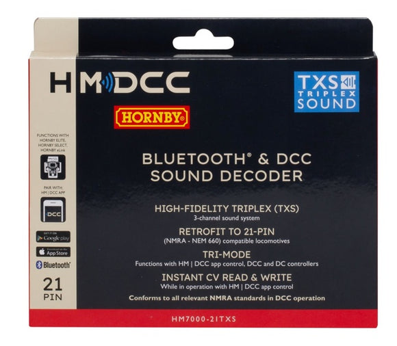 R7322 HM7000-21TXS: Bluetooth® & DCC Sound Decoder (21-pin)