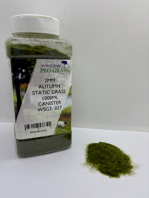 WWSCENICS - 2MM AUTUMN STATIC GRASS 1000ML CANNISTER - WSG2-027