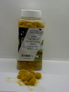 WWSCENICS - 4MM STATIC GRASS HAYFIELD 1000ML CANISTER - WSG4-143