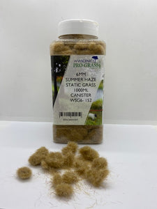 WWSCENICS - 6MM SUMMER HAZE STATIC GRASS 1000ML CANISTER - WSG6-152