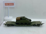 Pre-owned - Oxford Rail - OR76WW006 - KWA Warwell with Sherman Tank - ST # 0503068