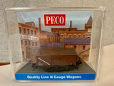 Peco NR-1021B BR 16ft Mineral Wagon, MCV, Vacuum fitted, Bauxite - N gauge wagon