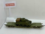 Pre-Owned - Oxford Rail - OR76WW006 - KWA Warwell with Sherman Tank - OO Scale - ST # 0503102