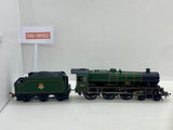 Pre-Owned - Bachmann - 31-175 - Jubilee Class Hong Kong Br Lined Green Early Emblem - OO         o Scale - ST # 0503110