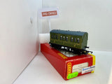 Pre-Owned - R4135 - Hornby SR Olive Four-wheel Coach`350’ - OO Scale - # ST 0503188