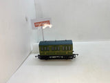 Pre-Owned - R4135 - Hornby SR Olive Four-wheel Coach`350’ - OO Scale - # ST 0503188