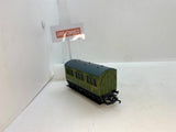 Pre-Owned - R4135 - Hornby SR Olive Four-wheel Coach`350’ - OO Scale - # ST 0503188