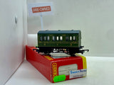 Pre-Owned - Hornby - R4135 -  SR Olive Four-wheel Coach`350’  - OO Scale - #ST 0503190