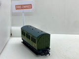 Pre-Owned - Hornby - R4135 -  SR Olive Four-wheel Coach`350’  - OO Scale - #ST 0503190