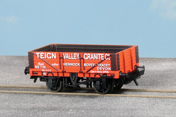 NR-P5005P 9ft 5 Plank Open Wagon, Teign Valley Granite