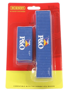 Hornby R60041 OO P & O Container Pack 1 x 20ft and 1 x 40ft