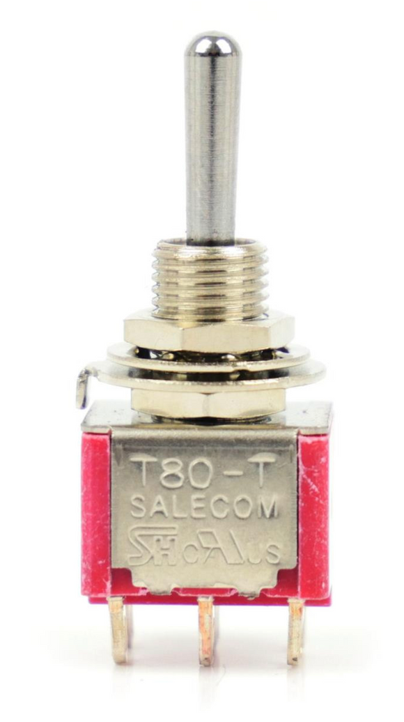 BPGM505 Double Pole Double Throw Centre-Off Toggle Switch