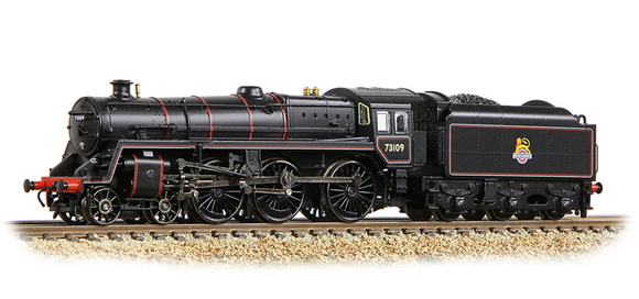 Graham Farish - BR Standard 5MT with BR1B Tender 73109 BR Lined Black (Early Emblem) - 372-727A