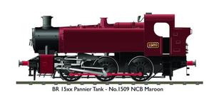 Rapido Trains - BR 15xx pannier tank – No.1509  - NCB Maroon