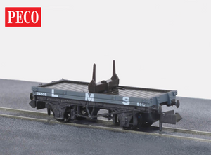 NR-39M 10ft Bolster Wagon LMS Grey