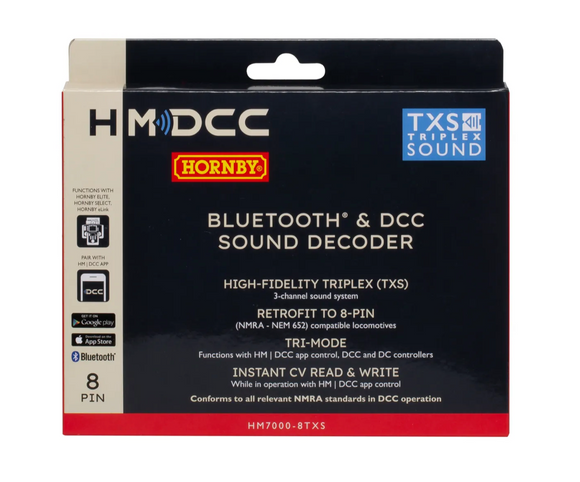 R7336 HM7000-8TXS: Bluetooth® & DCC Sound Decoder (8-pin)