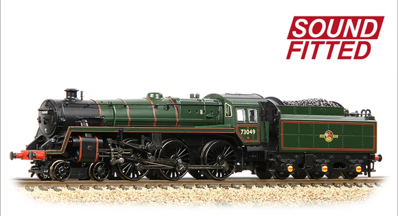 Graham Farish - BR Standard 5MT with BR1 Tender 73049 BR Lined Green (Late Crest)  372-728SF