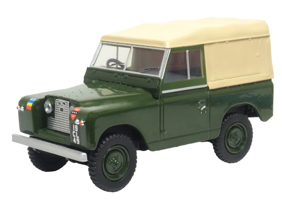Oxford Diecast - Land Rover Series II SWB Canvas Reme - 1:43 scale - 43LR2S006