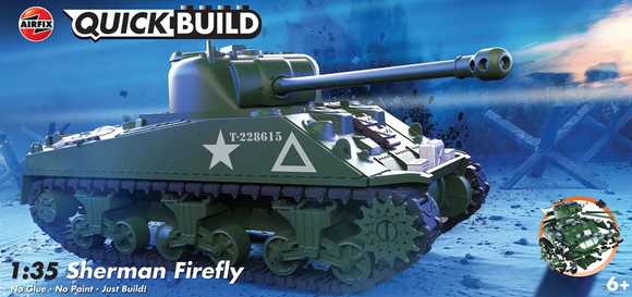 Airfix QUICKBUILD Sherman Firefly - J6042  - 1:35 scale