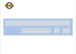 Ratio 243 GWR Station Fencing Ramps and Gates in N scale