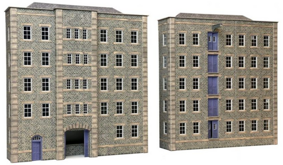 PO290 - Metcalfe Models kit - Grimy Old Mill OO/HO scale