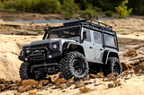 Traxxas TRX-4M Land Rover Defender 1:18 4WD Electric Trail Crawler, Silver