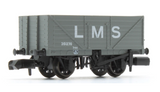 Peco NR-7003M 9ft 7 Plank Open Wagon - LMS - Grey