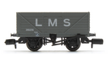 Peco NR-7003M 9ft 7 Plank Open Wagon - LMS - Grey