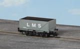 Peco NR-7003M 9ft 7 Plank Open Wagon - LMS - Grey