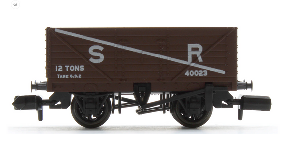 Peco NR-7002S 9ft 7 Plank Open Wagon - SR Brown