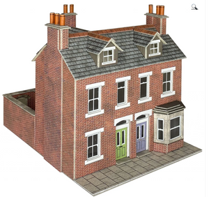 METCALFE - PO300 00/HO SCALE TERRACED HOUSES – BRICK