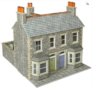 METCALFE - PO301 00/HO SCALE TERRACED HOUSES – STONE