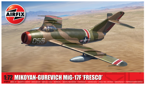 Airfix A03091A - RUSSIAN MIKOYAN-GUREVICH MIG-17F 'FRESCO' (1:72 SCALE)