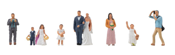 At the Wedding Reception Figure Set